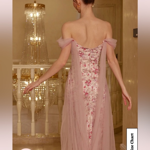 Lacemade Floral Disc Fairy Corset Dress Size Large - Picture 2 of 5